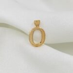 تعليقه حرف O ذهب عيار 21 -R55008