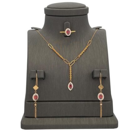 نصف طقم ذهب عيار 21 الوزن 4.47 جرام