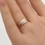 ⁦مرامي ذهب عيار 18 الوزن 3.41 جرام⁩ - الصورة ⁦2⁩