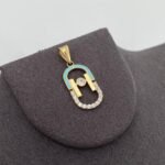 ⁦تعليق ذهب عيار 18 الوزن 1.20 جرام⁩ - الصورة ⁦3⁩