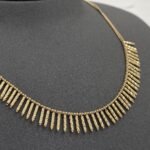 ⁦عقد تشوكر ذهب عيار 18 الوزن 9.03 جرام⁩ - الصورة ⁦3⁩