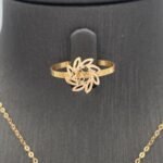 ⁦نصف طقم ذهب عيار 21 الوزن 5.55 جرام⁩ - الصورة ⁦4⁩