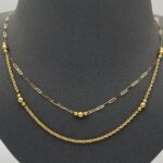 ⁦عقد ذهب عيار 18 الوزن 1.97 جرام⁩ - الصورة ⁦3⁩