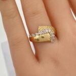 ⁦خاتم ذهب عيار 18 الوزن 2.30 جرام ذوق راقي ولا اروع⁩ - الصورة ⁦2⁩