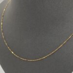 ⁦سلسال ذهب عيار 18 الوزن 1.08 جرام⁩ - الصورة ⁦4⁩