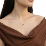 ⁦عقد ذهب عيار 18 الوزن 0.92 جرام⁩ - الصورة ⁦4⁩