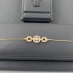 ⁦طقم ذهب جنزير عيار 18 وزن 10.87 جم لإطلالة عصرية أنيقة⁩ - الصورة ⁦4⁩