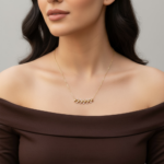 عقد ذهب عيار 18 الوزن 1.26 جرام