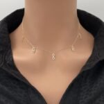 عقد ذهب عيار 18 الوزن 1.19 جرام