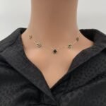 عقد ذهب عيار 18 الوزن 1.53 جرام