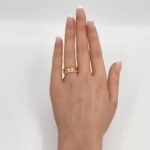 خاتم ذهب عيار 21 الوزن 2.06 جرام