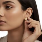 حلق طبي ذهب عيار 18 الوزن 0.31 جرام