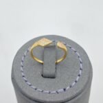 ⁦خاتم ذهب عيار 18 الوزن 0.78 جرام تصميم مفتوح⁩ - الصورة ⁦2⁩