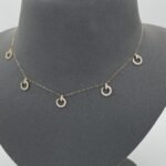 ⁦عقد ذهب عيار 18 الوزن 1.34 جرام⁩ - الصورة ⁦4⁩