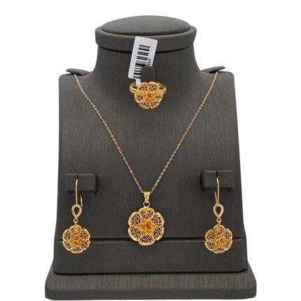 نصف طقم ذهب عيار 21 الوزن 9.28 جرام