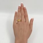 خاتم ذهب عيار 21 الوزن 2.42 جرام