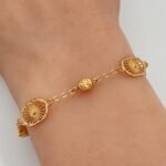 ⁦اسواره ذهب عيار 21 الوزن 4.07 جرام⁩ - الصورة ⁦2⁩