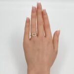 خاتم ذهب عيار 18 الوزن 1.06 جرام