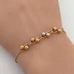 ⁦اسواره ذهب عيار 18 الوزن 3.34 جرام⁩ - الصورة ⁦2⁩