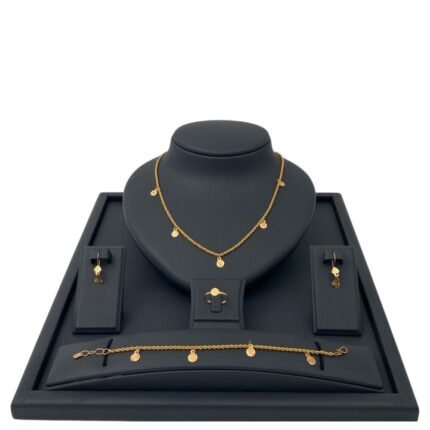 طقم ذهب عيار 21 الوزن 8.72 جرام