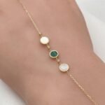 ⁦كف ذهب عيار 18 الوزن 1.67 جرام⁩ - الصورة ⁦2⁩