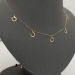 ⁦عقد ذهب عيار 18 الوزن 1.18 جرام⁩ - الصورة ⁦5⁩