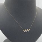 ⁦عقد ذهب عيار 18 الوزن 0.90 جرام⁩ - الصورة ⁦3⁩