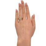 خاتم ذهب عيار 18 الوزن 2.82 جرام