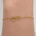 ⁦كف ذهب عيار 21 الوزن 2.57 جرام⁩ - الصورة ⁦4⁩