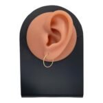 حلق ذهب عيار 18 الوزن 0.27 جرام