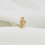 تعليقه حرف F ذهب عيار 21 -R550041