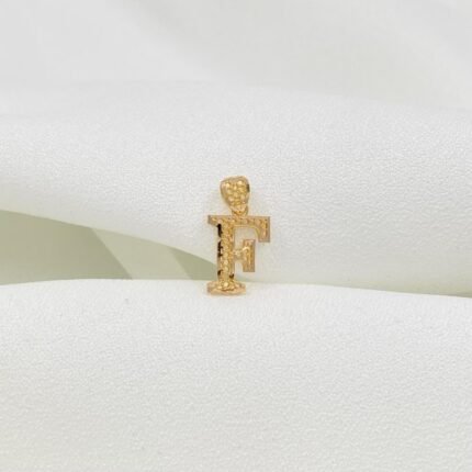 تعليقه حرف F ذهب عيار 21 -R550041