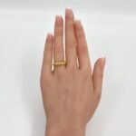 خاتم ذهب عيار 18 الوزن 2.38 جرام