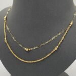 ⁦عقد ذهب عيار 18 وزن 1.99 جرام أناقة مميزة⁩ - الصورة ⁦2⁩