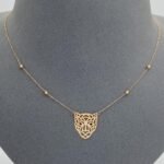 ⁦عقد التايغر ذهب عيار 21 وزن 1.47 جم لإطلالة عصرية أنيقة⁩ - الصورة ⁦5⁩