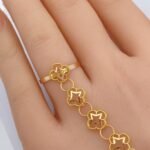 ⁦كف ذهب عيار 21 الوزن 7.27 جرام⁩ - الصورة ⁦3⁩