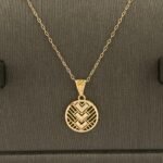 ⁦نصف طقم ذهب عيار 21 الوزن 3.18 جرام⁩ - الصورة ⁦2⁩