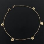 ⁦خلخال ذهب عيار 18 الوزن 1.28 جرام⁩ - الصورة ⁦2⁩