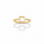 ⁦خاتم ذهب عيار 18 -M202059⁩ - الصورة ⁦2⁩