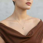 ⁦عقد ذهب عيار 18 وزن 1.42 جرام تصميم فاخر⁩ - الصورة ⁦8⁩