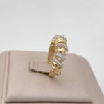 ⁦خاتم ذهب عيار 18 وزن 2.18 جرام لمسة فخامة بإحساس عصري⁩ - الصورة ⁦3⁩