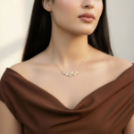 ⁦عقد ذهب عيار 18 الوزن 1 جرام⁩ - الصورة ⁦3⁩