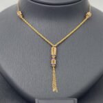 ⁦طقم ذهب سبحة عيار 21 وزن 12.41 جم يزين جمالك بتصميم رقيق⁩ - الصورة ⁦2⁩