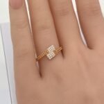 ⁦طقم إسوار وخاتم دوريكا ذهب عيار 21 وزن 7.19 جم لمسة أناقة فاخرة⁩ - الصورة ⁦2⁩