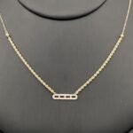 ⁦طقم ذهب عيار 18 وزن 5.05 جم تصميم ميسيكا بتفاصيل تُغني عن الكلام⁩ - الصورة ⁦3⁩