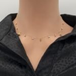 عقد ذهب عيار 18 الوزن 1.19 جرام