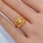 ⁦توينز ذهب عيار 21 -M6031⁩ - الصورة ⁦3⁩