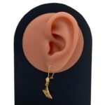 حلق ذهب عيار 21 الوزن 2.03 جرام