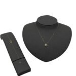 عقد وإسواره ذهب عيار 18 الوزن 0.91 جرام