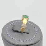 ⁦خاتم ذهب عيار 18 الوزن 1.32 جرام⁩ - الصورة ⁦2⁩